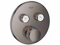 Grohe Grohtherm SmartControl Thermostat mit 2 Absperrventilen Design rund - Hard