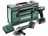 Metabo Combo Set 2.4.3 18V Akku-Bohrschrauber BS 18 & Akku-Winkelschleifer W 18...