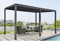 Floraworld Pergola mit Lamellendach zum &Ouml;ffnen 400 x 310 x 253 cm