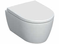 Keramag / Geberit iCon Set Tiefspül-WC mit WC-Sitz Rimfree wandhängend 360 x 378 x