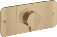 Axor One Thermostatmodul f&uuml;r 2 Verbraucher Unterputz - Brushed Bronze - 45712140