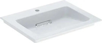 Geberit ONE M&ouml;belwaschtisch mit Hahnloch ohne &Uuml;berlauf 600 x 475 mm - Wei&szlig; / Wei&szlig;