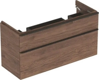 Geberit Smyle Square Waschtischunterschrank f&uuml;r Doppelwaschtisch 2 Schubladen 1184