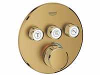 Grohe Grohtherm SmartControl Thermostat mit 3 Absperrventilen Design rund - Cool