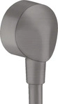 Hansgrohe FixFit Wandanschluss E - Brushed Black Chrome - 27454340