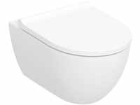 Geberit Acanto Set Tiefspül-WC mit WC-Sitz TurboFlush wandhängend...