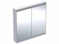 Geberit ONE Einbau-Spiegelschrank 2 Türen mit Beleuchtung 900 x 900 x 150 mm - Weiß
