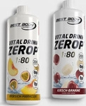 Vital Drink ZEROP - 1L Flasche (Best Body Nutrition) (Geschmack: Gr&uuml;ntee-Limette)