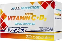 Vitamin C + D3 - 30 Kapseln (AllNutrition), Grundpreis: &euro; 196,70 / kg