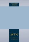 Janine Janine Topper-Spannbetttuch 5001 (f&uuml;r Box-Spring Betten) perlblau (32)