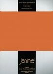 Janine Janine Spannbetttuch Elastic-Jersey 5002 rost-orange (67) Gr&ouml;&szlig;e: 100x200 cm