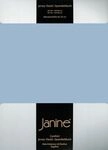 Janine Janine Spannbetttuch Elastic-Jersey 5002 perlblau (32) Gr&ouml;&szlig;e: 200x200 cm