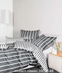 Janine Janine Mako-Satin Bettw&auml;sche modernclassic 39028 anthrazit Gr&ouml;&szlig;e: 155x220