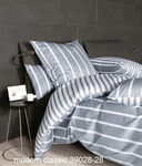 Janine Janine Mako-Satin Bettw&auml;sche modernclassic 39028 platin Gr&ouml;&szlig;e: ...
