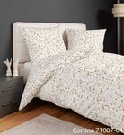 Janine Janine Soft-Cotton Bettw&auml;sche CORTINA 71007 beige kupfer Gr&ouml;&szlig;e: 135x200 cm