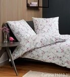 Janine Janine Soft-Cotton Bettw&auml;sche CORTINA 71010 rosa beere Gr&ouml;&szlig;e: 135x200 cm +