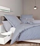 Janine Janine Mako-Satin Bettw&auml;sche modernclassic 3912 marine Gr&ouml;&szlig;e: 155x220 cm +