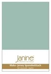 Janine Janine Spannbetttuch Mako-Feinjersey 5007 rauchgr&uuml;n (36) Gr&ouml;&szlig;e: 200x200 cm