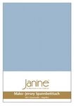 Janine Janine Spannbetttuch Mako-Feinjersey 5007 perlblau (32) Gr&ouml;&szlig;e: 200x200 cm