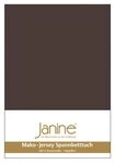 Janine Janine Spannbetttuch Mako-Feinjersey 5007 dunkelbraun (87) Gr&ouml;&szlig;e: 100x200