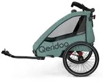 Qeridoo QUPA Plus 2025 Einsitzer Fahrradanh&auml;nger Mineral Blue