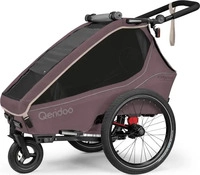 Qeridoo Kidgoo 1 2026 Kinderfahrradanh&auml;nger Wildberry Violet