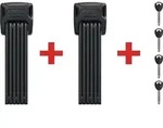 Abus BORDO XPlusTM 6000K/90 black SH TwinSet