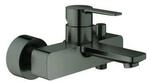 Grohe Wannen-Einhebelmischer Lineare hard graphite geb&uuml;rstet, Wandmontage (33849AL1)