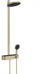 hansgrohe Brause-Set Pulsify S mit Thermostat, brushed bronze