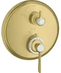 hansgrohe Fertigmontageset Axor Montreux UP-THM, m Absperrventil, Hebel, brush. br