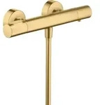hansgrohe Brausethermostat Axor Citterio M AP, 1 Verbraucher, brushed gold optic