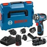 BOSCH Akku-Bohrschrauber GSR 12V-35 FC, 2 x Akku GBA 12V 3.0Ah, 5 x Aufs&auml;tze in