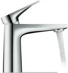 Duravit Waschtisch-Einhebelmischer Tulum S Ausl. 110mm, o. Zugst.Abl.Gar., chrom