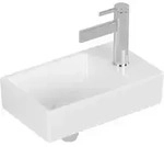 V&B Handwaschbecken AVENTO 36x22cm, 1 HL, o &Uuml;L, li, st. wh. C-plus