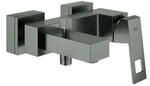 Grohe Wannen-Einhebelmischer Eurocube hard graphite geb&uuml;rstet, Wandmontage