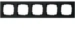 Gira Abdeckrahmen 5f. sw 021509