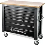 Stahlwille Mobile Werkbank WB 625 7 Schubladen anthrazit, RAL 7016 L.500mm x B.1500mm