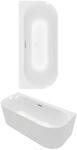 V&B V&B Oval-Badewanne Loop& Friends 170x75x60cm, Vorw., Acr., st. wh. C+