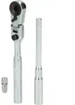 KS Tools 1/4" Bit-Gelenk-Umschalt-Knarren-Satz mit Steckadapter f&uuml;r Steckn&uuml;sse,