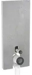 Geberit Stand-WC-Modul Monolith Bauh. 114cm, Fr. Beton, Seite aluminium