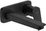 hansgrohe Einhebel-Waschtischarmatur Logis matt-sw, UP, f Wandmont., Ausl. 195mm