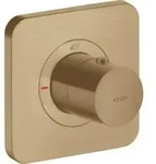 hansgrohe Fertigset Axor Citterio E UP-Thermostat 120x120mm, brushed bronze