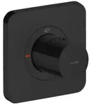 hansgrohe Fertigset Axor Citterio E UP-Thermostat 120x120mm, mattschwarz