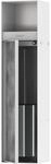 hansgrohe Einbau-Toilettenb&uuml;rstenhalter XtraStoris m Papierh., befliesbarer T&uuml;r,