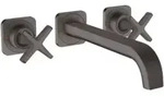 hansgrohe Fertigset Axor Citterio E UP-3-Loch-Waschtischarmatur, A 220mm, Ros,...