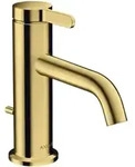 hansgrohe Waschtisch-Einhebelmischer 70 Axor One A 130mm, m Zugst.Abl.Gar., pol. gol