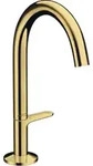 hansgrohe Waschtisch-Einhebelmischer Sel. 170 Axor One A 140mm, m Pus-Op-Abl, pol.