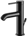 Keuco Waschtisch-Einhebelmischer 100 IXMO Soft Ausl. 114mm, m Abl-Garnitur, sw matt