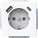 Busch-Jaeger SCHUKO Steckdose SB-A+C 20 EUCB2USBAC-84