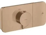 hansgrohe Fertigmontageset Axor One UP-Thermostat., 1 Verbr., brush. r gold